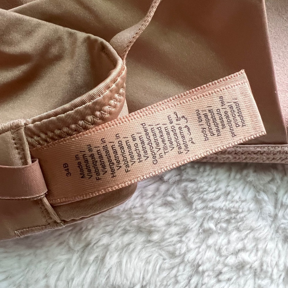 Skims Women's Wireless Form Maternity Nursing Bra Clay PL-PLG-7704W Size 34B NEW - Picture 9 of 11